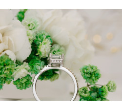 Srebrny pierścionek 0.925, elegancki wzór