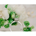 Srebrny pierścionek 0.925, elegancki wzór