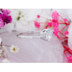 Srebrny pierścionek z cyrkoniami klasyczny zawsze na czasie