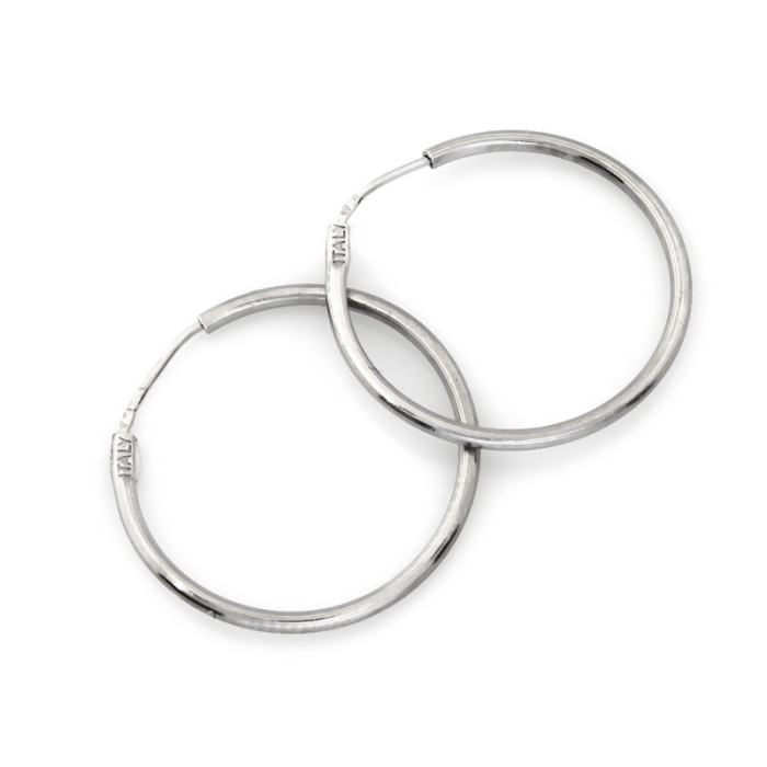 Srebrne kolczyki koła pr. 0.925