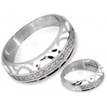 Srebrny pierścionek z emalią