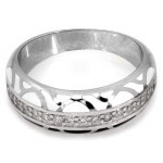 Srebrny pierścionek z emalią