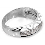 Srebrny pierścionek z emalią