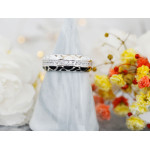 Srebrny pierścionek z emalią