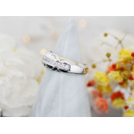 Srebrny pierścionek z emalią