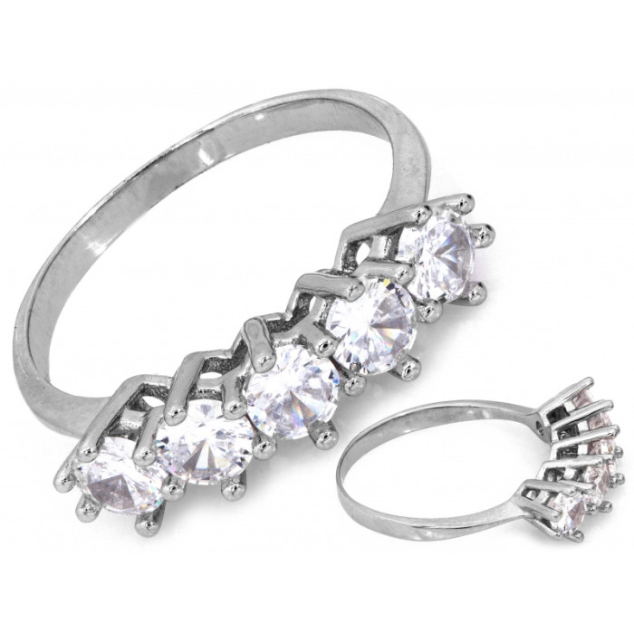 Srebrny pierścionek 0.925 w rozmiarze 15-19