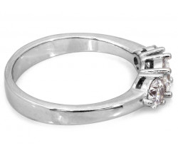 Srebrny pierścionek pr. 0.925 - elegancka biżuteria