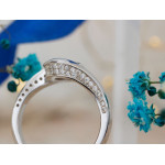 Srebrny pierścionek z próby 0.925, rozmiar 15-20