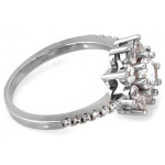 Elegancki srebrny pierścionek z próby 0.925