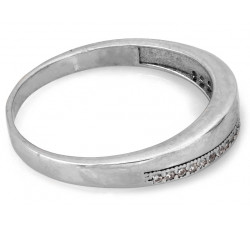 Srebrny pierścionek, klasyczny wzór na prezent