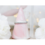 Srebrny pierścionek, klasyczny wzór na prezent