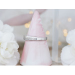 Srebrny pierścionek, klasyczny wzór na prezent