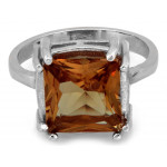 Srebrny pierścionek z dużym zultanitem 925