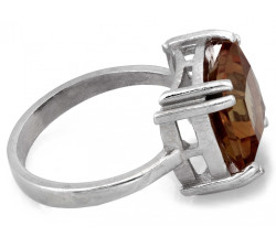 Srebrny pierścionek z dużym zultanitem 925