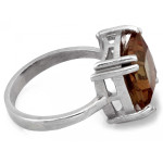 Srebrny pierścionek z dużym zultanitem 925