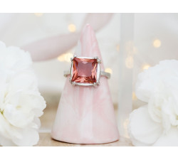 Srebrny pierścionek z dużym zultanitem 925