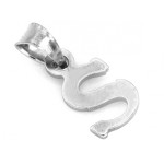 Zawieszka srebrna z literką "S"