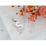 Zawieszka srebrna z literką "S"