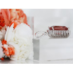 Zawieszka srebrna z zultanitem i cyrkoniami