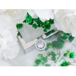 Srebrna zawieszka okrągła z cyrkoniami 925