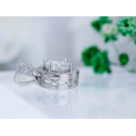 Srebrna zawieszka okrągła z cyrkoniami 925