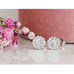 Srebrne kolczyki z cyrkoniami