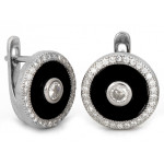 Srebrny komplet z cyrkoniami