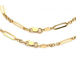 Złoty komplet naszyjnik bransoletka 585