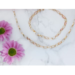 Złoty naszyjnik i bransoletka ankier