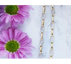 Złoty naszyjnik i bransoletka ankier