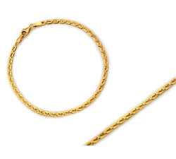 Bransoletka z żółtego złota 585 18 cm