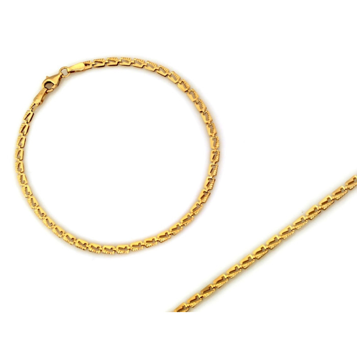 Bransoletka z żółtego złota 585 18 cm