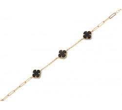 Złota bransoletka 585, elegancka