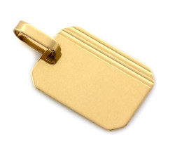 Złota blaszka pod grawer