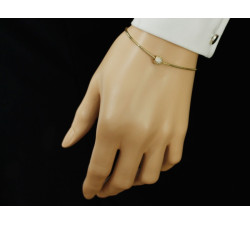 Złota przywieszka z cyrkoniami