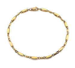 Złota bransoletka dla kobiet 3.4mm