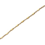 Złota bransoletka dla kobiet 3.4mm
