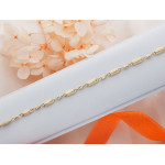 Złota bransoletka dla kobiet 3.4mm