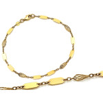 Złota bransoletka elementowa 3.5mm