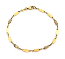 Złota bransoletka elementowa 3.5mm