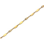 Złota bransoletka elementowa 3.5mm