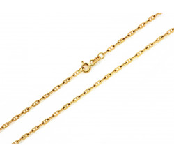 Złoty łańcuszek 585/14k z splotem Marina Gucci – elegancka biżuteria.