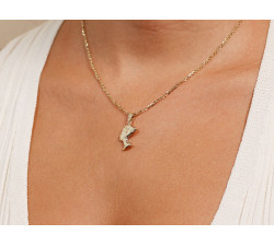 Złota zawieszka Nefretete na prezent