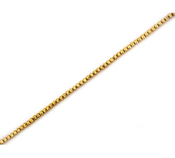 Złota bransoletka z kuleczkami 585/14k