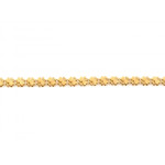 Złota bransoletka dla kobiet, szer. 3.9mm
