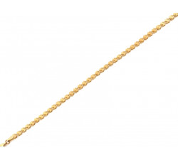 Złota bransoletka dla kobiet, szer. 3.9mm