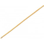 Złota bransoletka dla kobiet, szer. 3.9mm