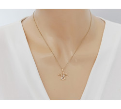 Złota przywieszka aniołek 585/14k