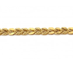 Złota bransoletka 6.5mm