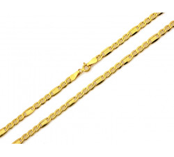 Złoty łańcuszek 4.2mm, dostępny w 3 długościach